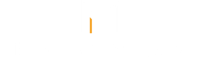 Meine Wanddeko Logo in Weiß auf Transparentem Hintergrund